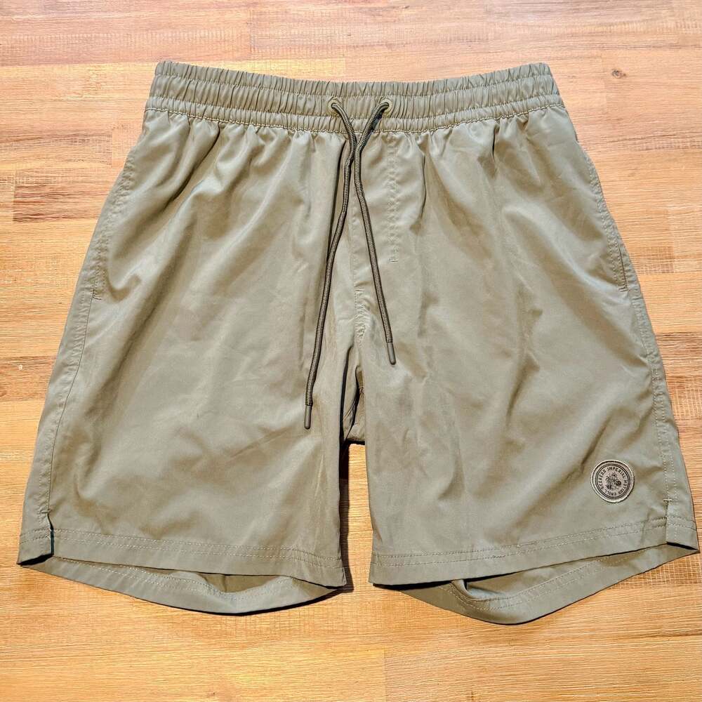 Imperial Motion Men's Chill Seekers Elastic Waist Board Shorts Green Size L